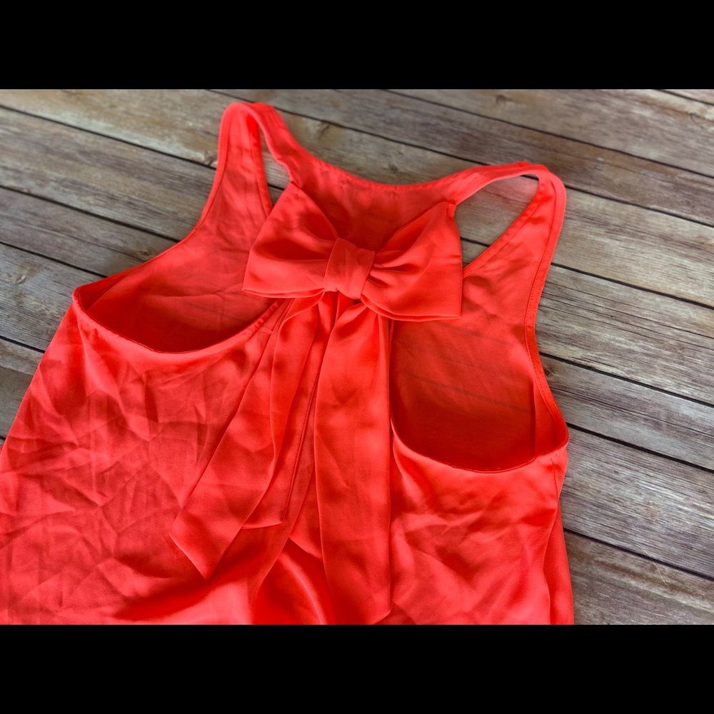 Vibrant Orange Flowy Tank